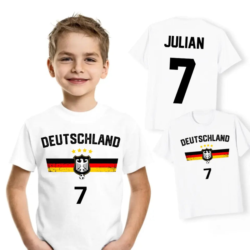 Personalisierbares T-Shirt Kinder EM 2024